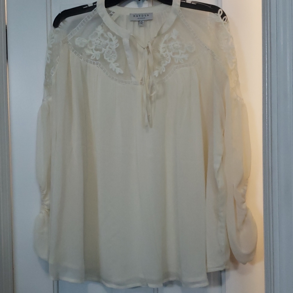 Hayden sheer blouse